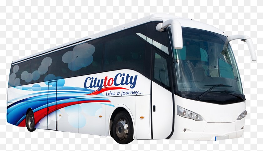 Download City To City Bus - Bus Mockup Free Psd, HD Png Download ...