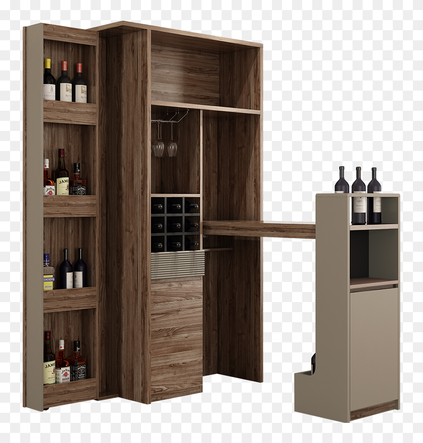 Bar Counter Partition Nordic Folding Partition Bar Cupboard, HD Png Download 800x800