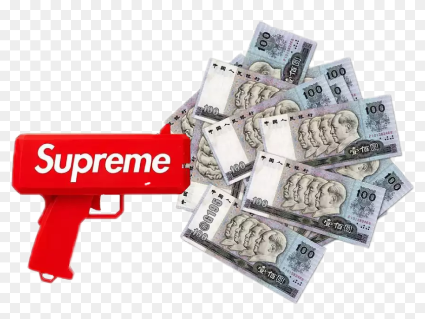 Supreme 中国有嘻哈 Sticker By Cengsman Supreme Money Gun Price