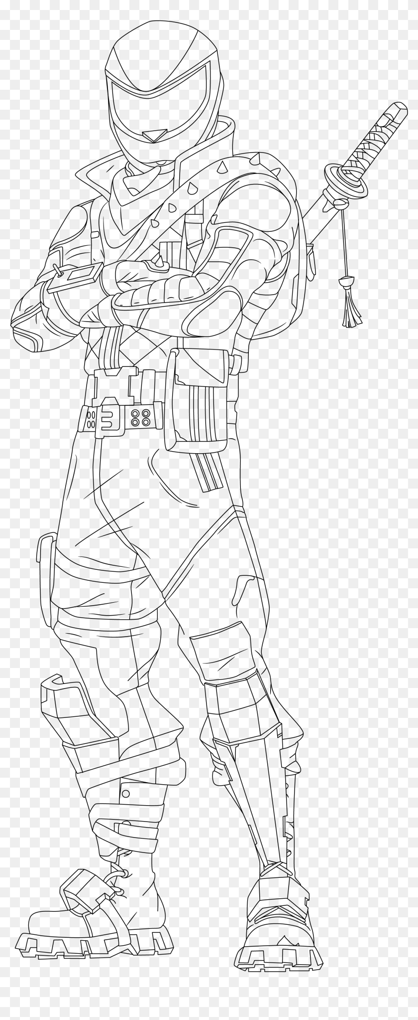 Coloring page Fortnite x lord 