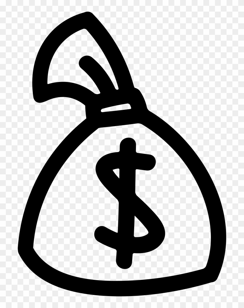 Money Bag Hand Drawn Variant Comments Bag Of Money Png - 