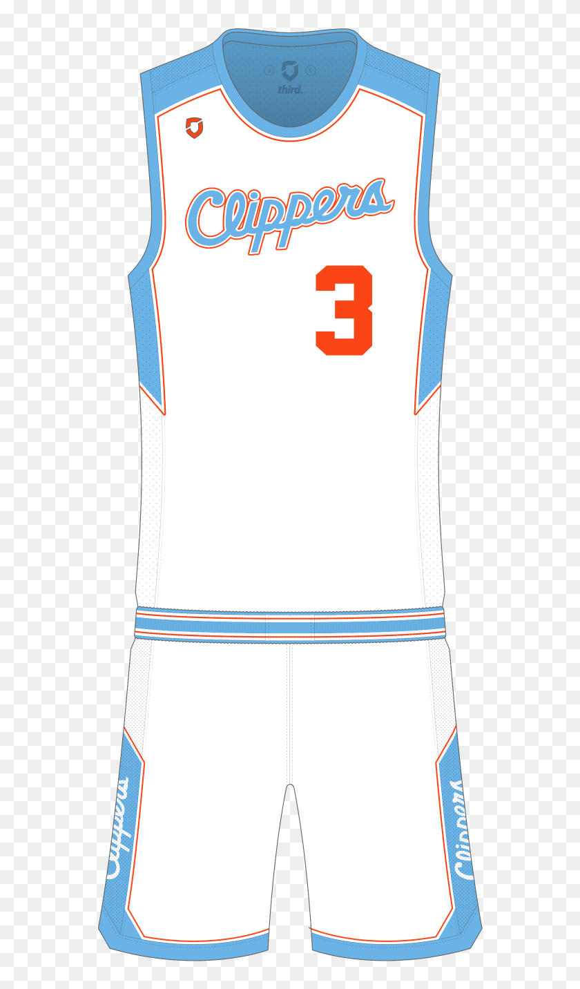 Los Angeles Clippers Home - Sports Jersey, HD Png Download - 1000x1500 ...