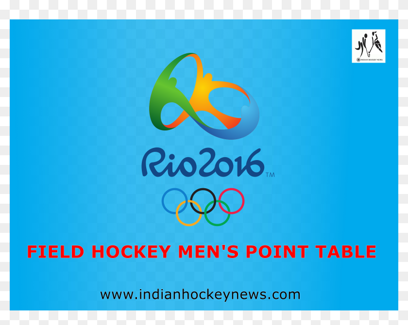 Rio Olympics Men's Field Hockey Points Table Graphic Design, HD Png Download 1600x1200
