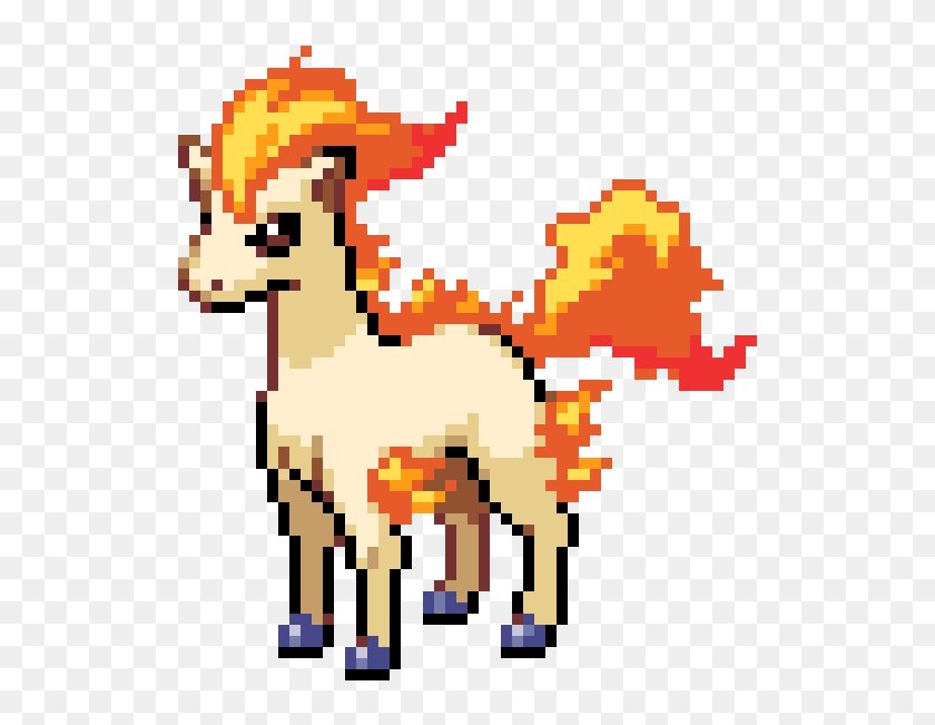 Ponyta Pixel Pokemon Gif Png Transparent Png 680x660 Pinpng