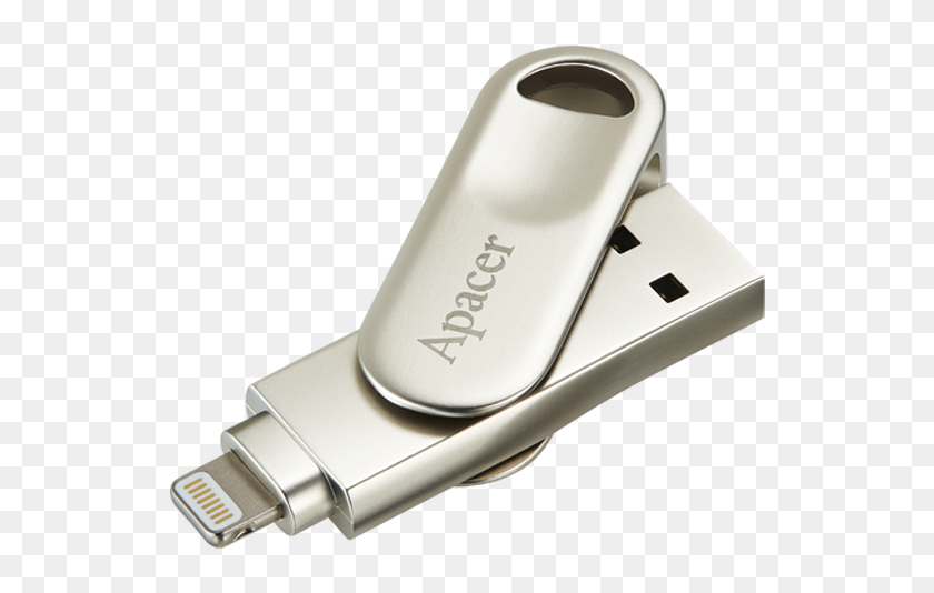 Ah790 Lightning Swivel Usb Flash Drive Apacer Ah790, HD Png Download