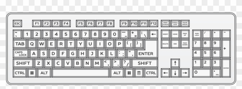 Keyboard Png Types Of Keys On Keyboard Transparent Png 960x480 545933 Pinpng