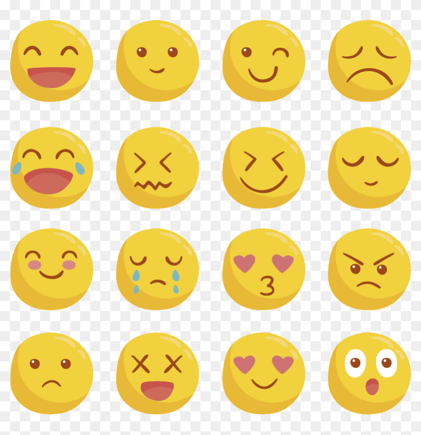 Smiley Face Emoji Stickers Vector Graphics Hd Png Download 801x787 Pinpng