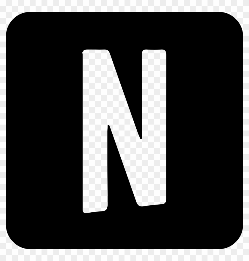 Netflix Icon Png Netflix Icon Black And White Transparent Png 980x980 Pinpng