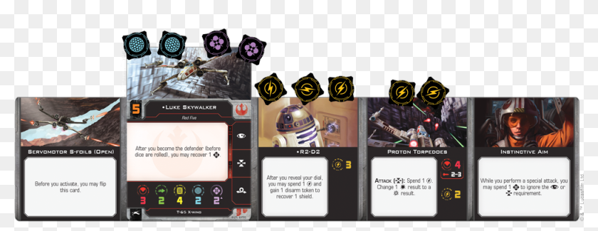 Star Wars X-Wing 2nd Edition Device Upgrade Cards 