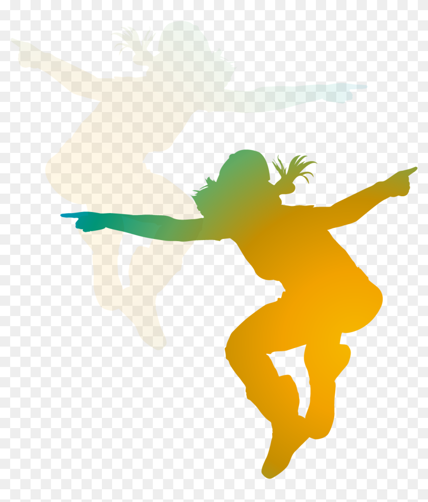 Dance Party Silhouette