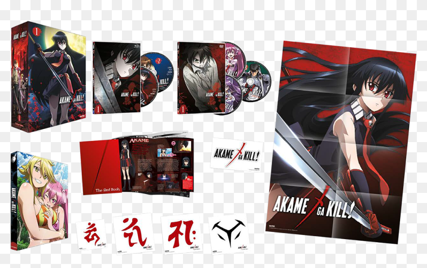 Akame Ga Kill Box Set Manga Akame Ga Kill - Akame Ga Kill Box Set, HD Png Download - 1083x635