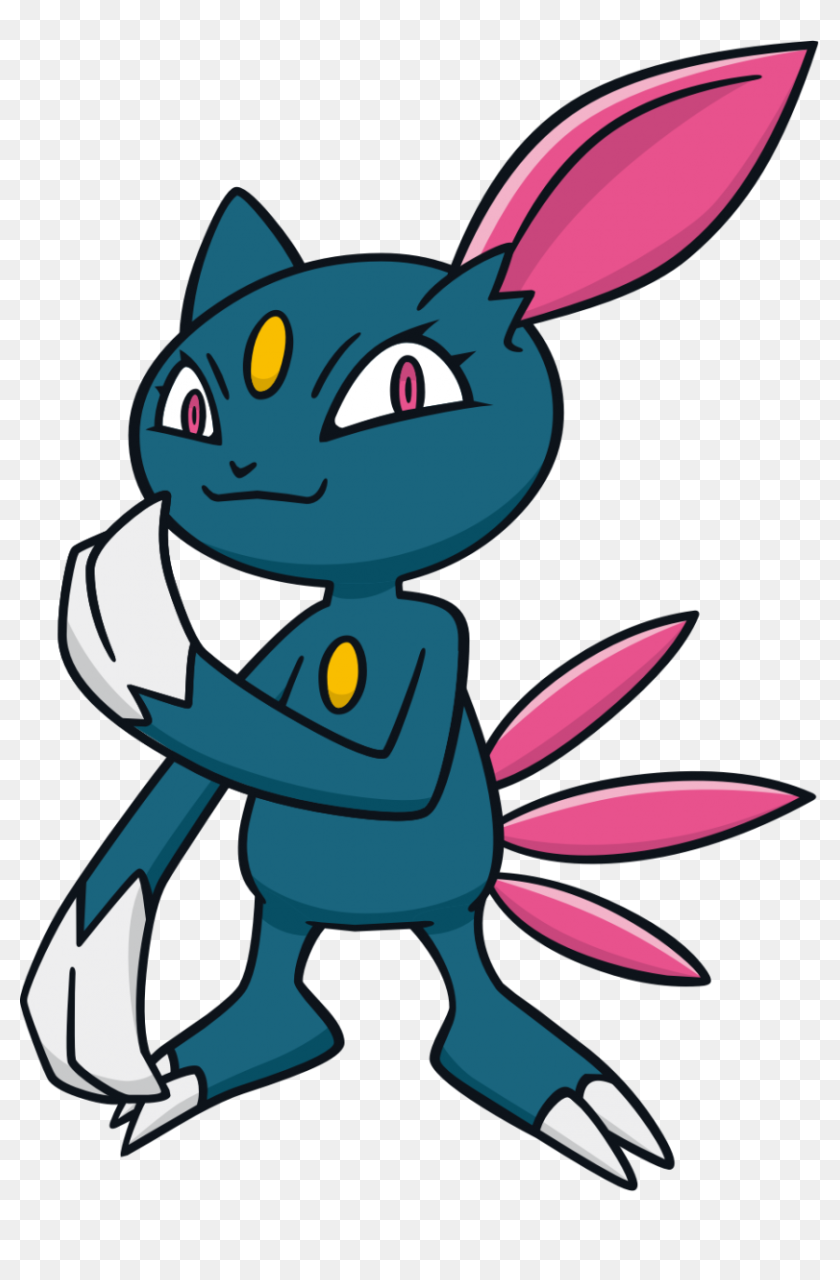 Global Link - Shiny Sneasel And Weavile, HD Png Download, png image, 832x12...