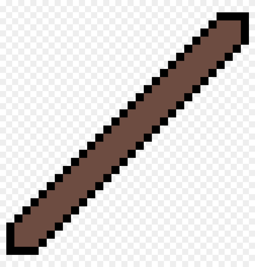 Man Standing Sword Minecraft transparent PNG - StickPNG