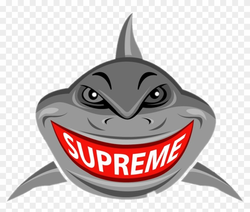 Supreme Sticker - Supreme Logo Shark, HD Png Download - 1024x819 ...