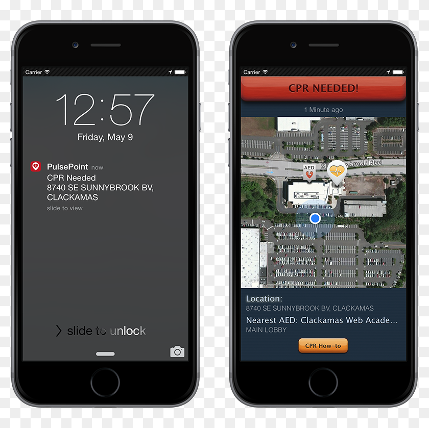 The Pulsepoint Foundation Has Created Two Mobile Apps Iphone, HD Png
