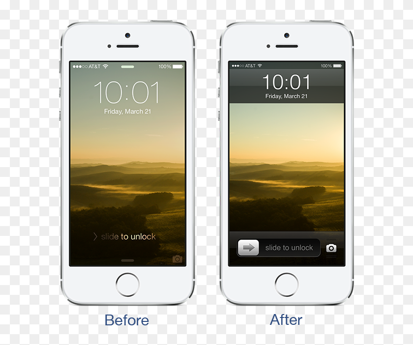 Ios 7 Lockscreen Buttons Png Ios 6 Lock Screen For Ios 7, Transparent