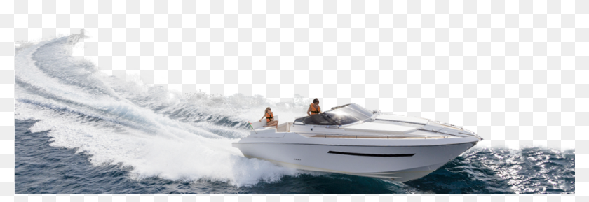 Yacht Png Motor Boat Speed Boat On Water Png Transparent Png 970x391 Pinpng