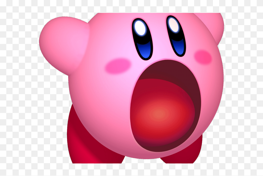 Kirby Clipart Fighting Kirby With Mouth Open, HD Png Download