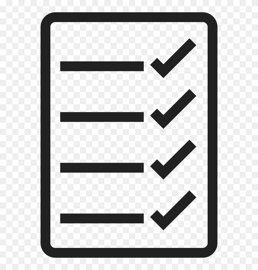 Inventory Control - Check List Clip Art Png, Transparent Png - 576x800