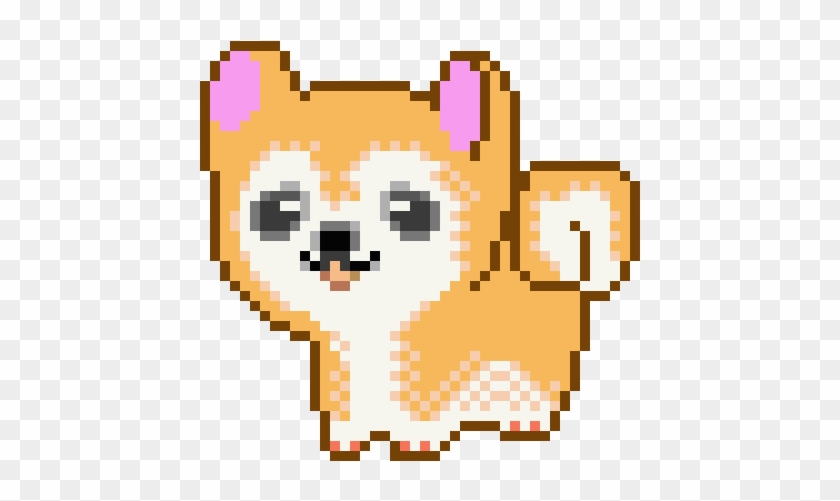 Doge Grid Minecraft Pixel Art, HD Png Download 620x540 (584957