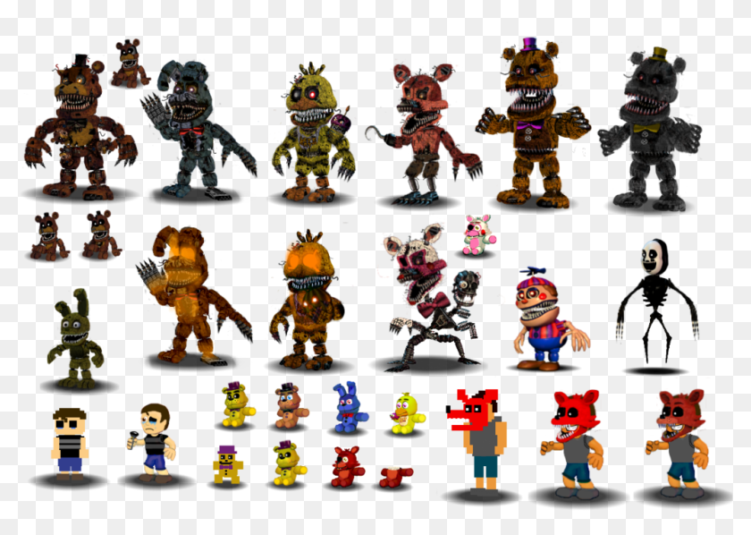 Five Nights At Freddy's 4 Nightmare FNaF World Game PNG, Clipart