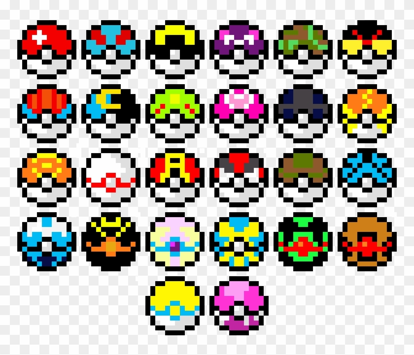 Pokeball Hd - Pokeball Pixel Art, HD Png Download - 1700x1700(#2786237) -  PngFind