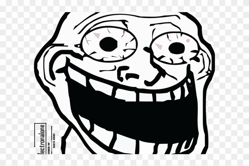 Trollface Png Transparent - Troll Face Meme Clipart (#983329) - PikPng