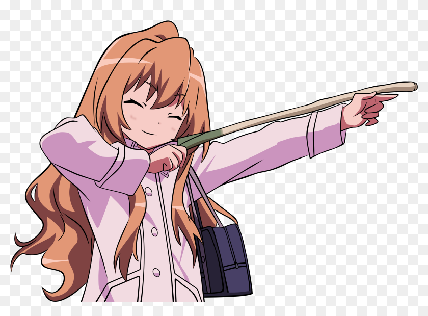 Taiga Anime Animegirl Toradora Freetoedit, HD Png Download , Transparent  Png Image - PNGitem