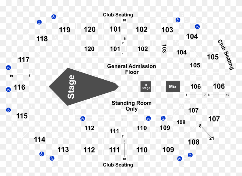 K Rock Center Seating Chart