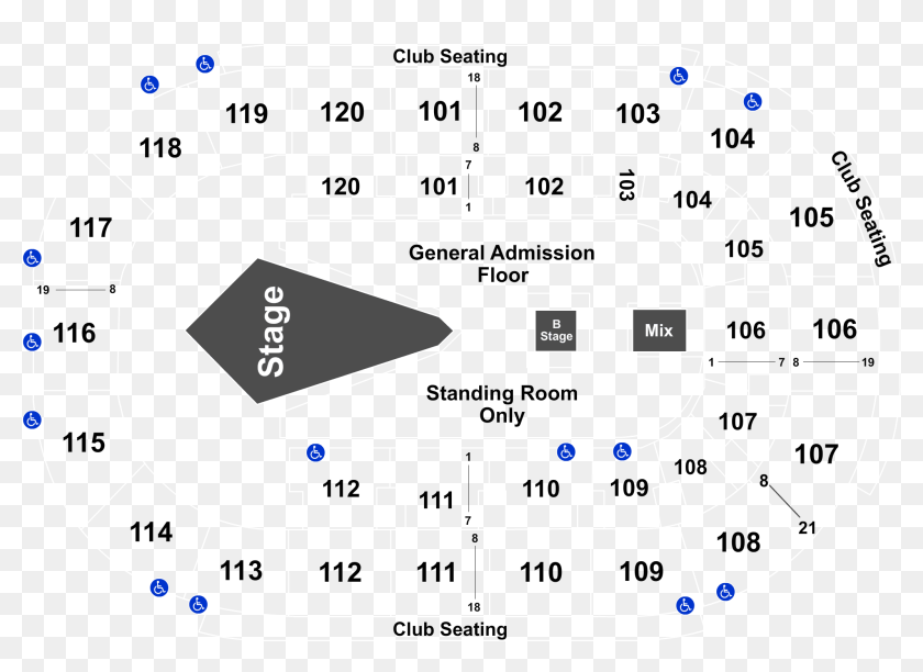 Prospera Place Detailed Seating Chart