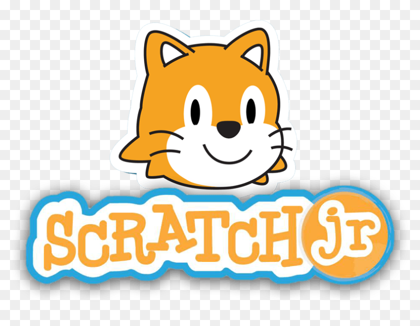 Play Scratchjr On Pc Scratch Jr Logo Png, Transparent Png 809x572