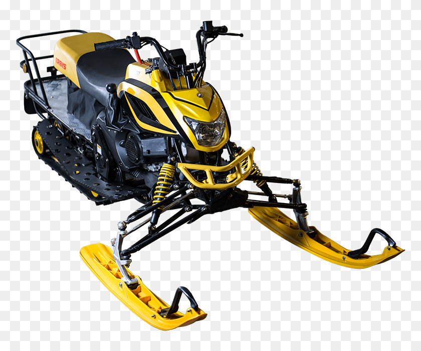 Irbis Snowmobile Yellow Front View - Irbis Skoter, HD Png Download ...