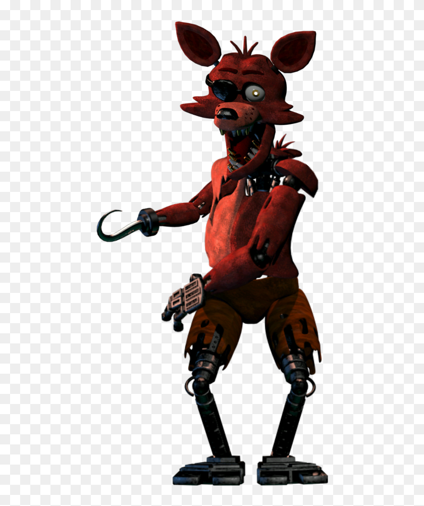 Freetoedit Funtime Withered Foxy Fnaf Fnaf2 Foxy Funtim - Fnaf Funtime Withered  Foxy - Free Transparent PNG Clipart Images Download