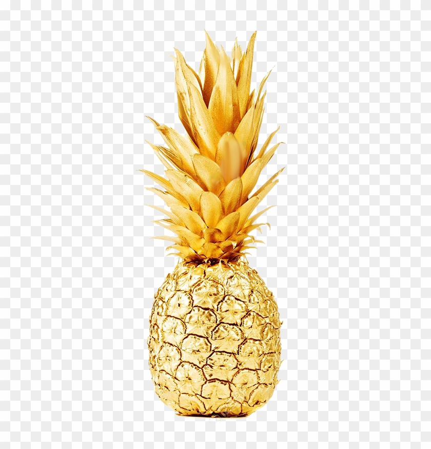 Pineapple - Fond D Écran Ananas Doré, HD Png Download - 832x832 ..., image size:840x874