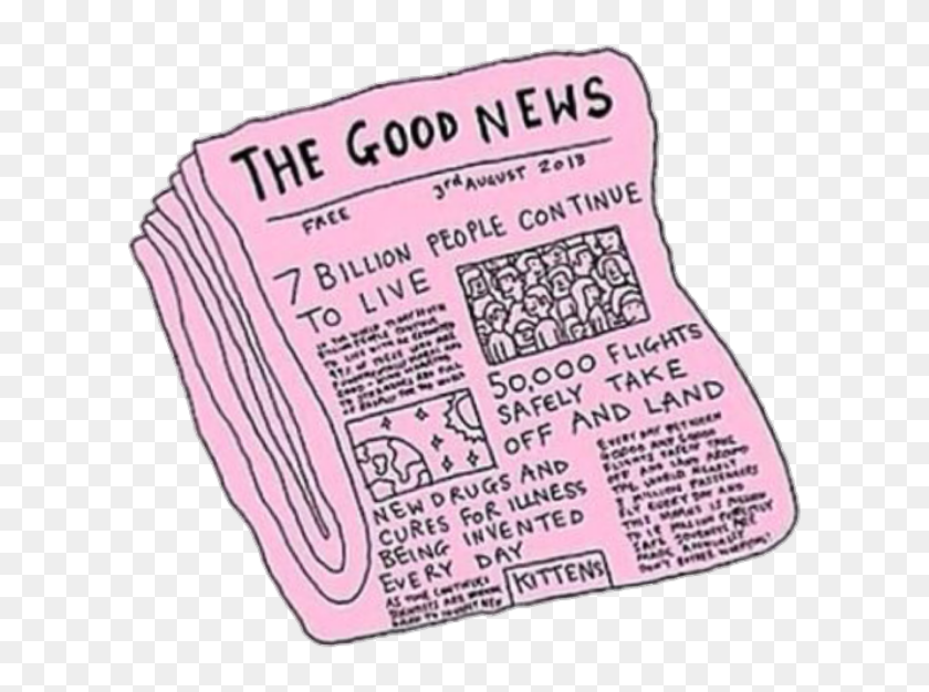 Freetoedit Random Tumblr Pink Newspaper Newspaper Png Transparent Png 1000x800 Pinpng