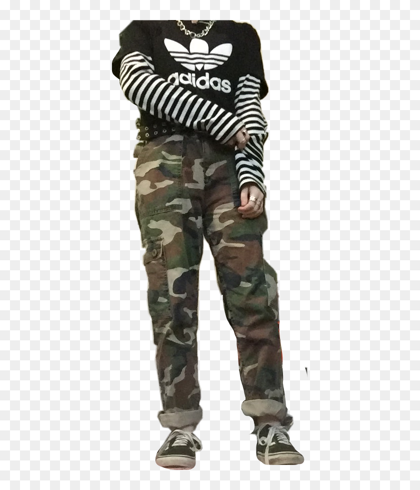 Grunge Skater Pants Outfit Shirt Png Gothic Military Uniform Transparent Png 394x899 6079072 Pinpng