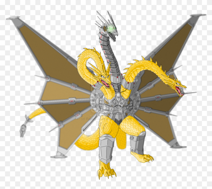 Download Mecha King Ghidorah Png , Png Download - Mecha King ...