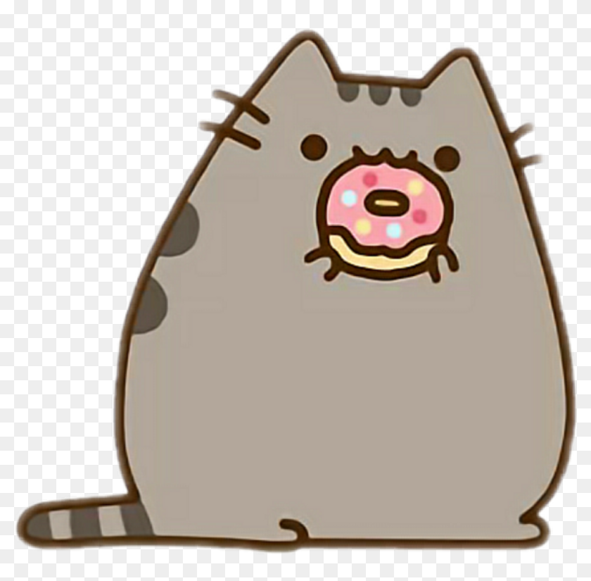 Donut Pusheen Cat Wallpaper
