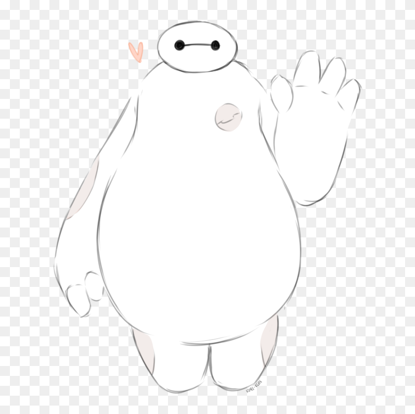 Baymax Armor Drawing