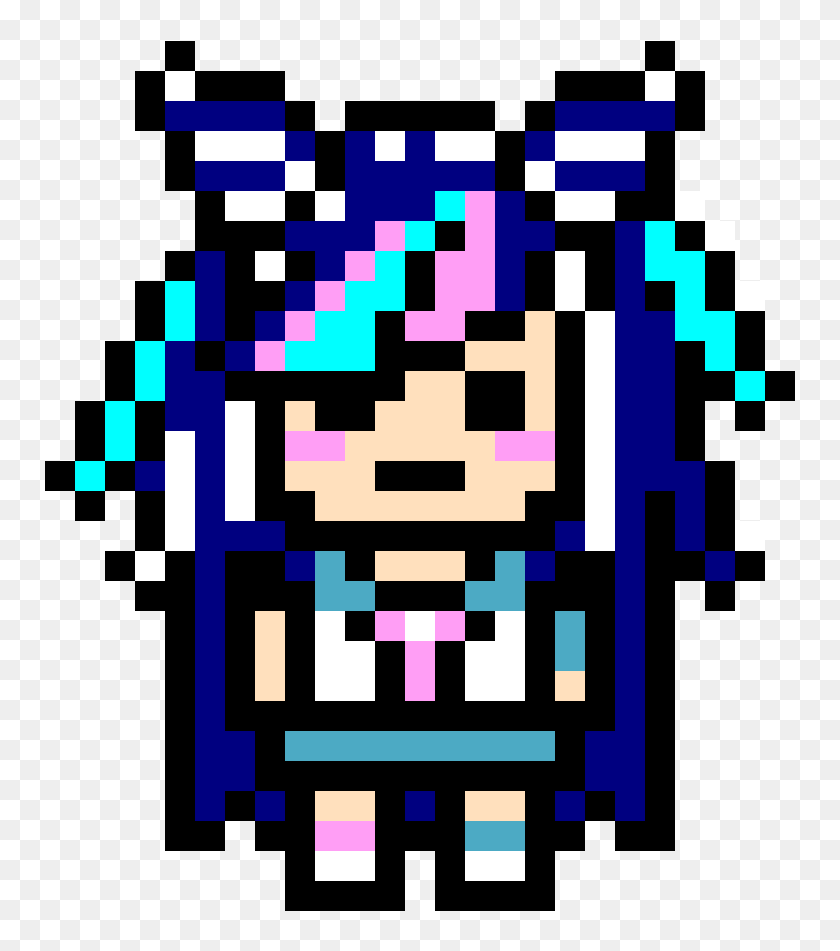 Ibuki Mioda - Ibuki Mioda Pixel Gif, HD Png Download - 960x1200 ...