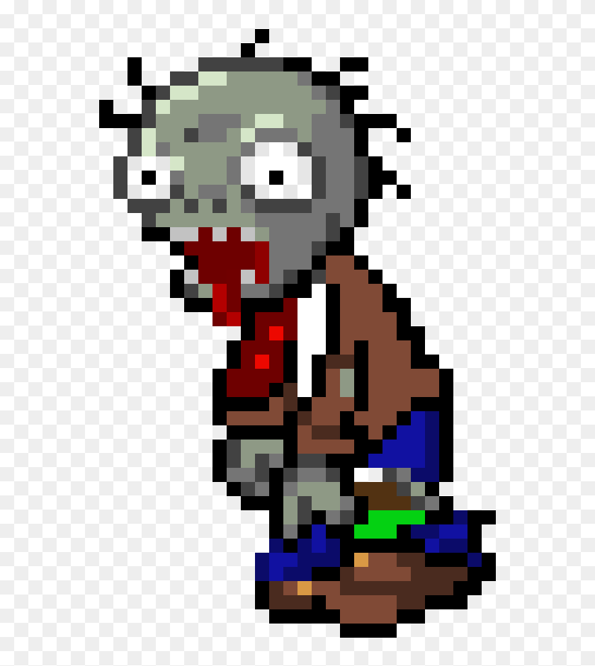 8 Bit Zombie Plants Vs Zombies Wiki Fandom Powered - Plants Vs. Zombies -  Free Transparent PNG Clipart Images Download