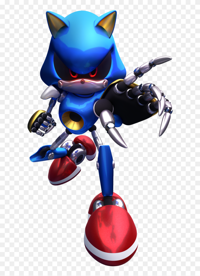 Classic Metal Sonic - Classic Metal Sonic Art - Free Transparent PNG  Clipart Images Download