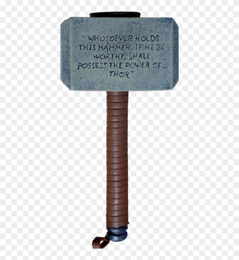 Thor's Hammer And Helmet Up Close Mallet, HD Png Download 416x833