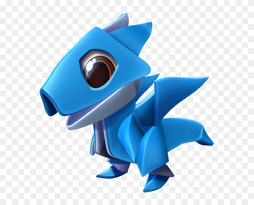 Origami Dragon Baby Dragon Mania Legends Origami, HD Png Download