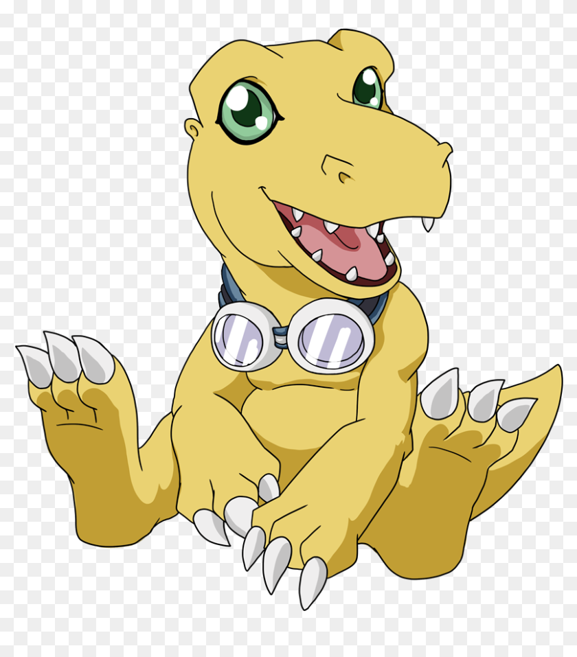 Agumon Chilling With The Goggles Agumon Fur Affinity Hd Png Download 859x923 Pinpng