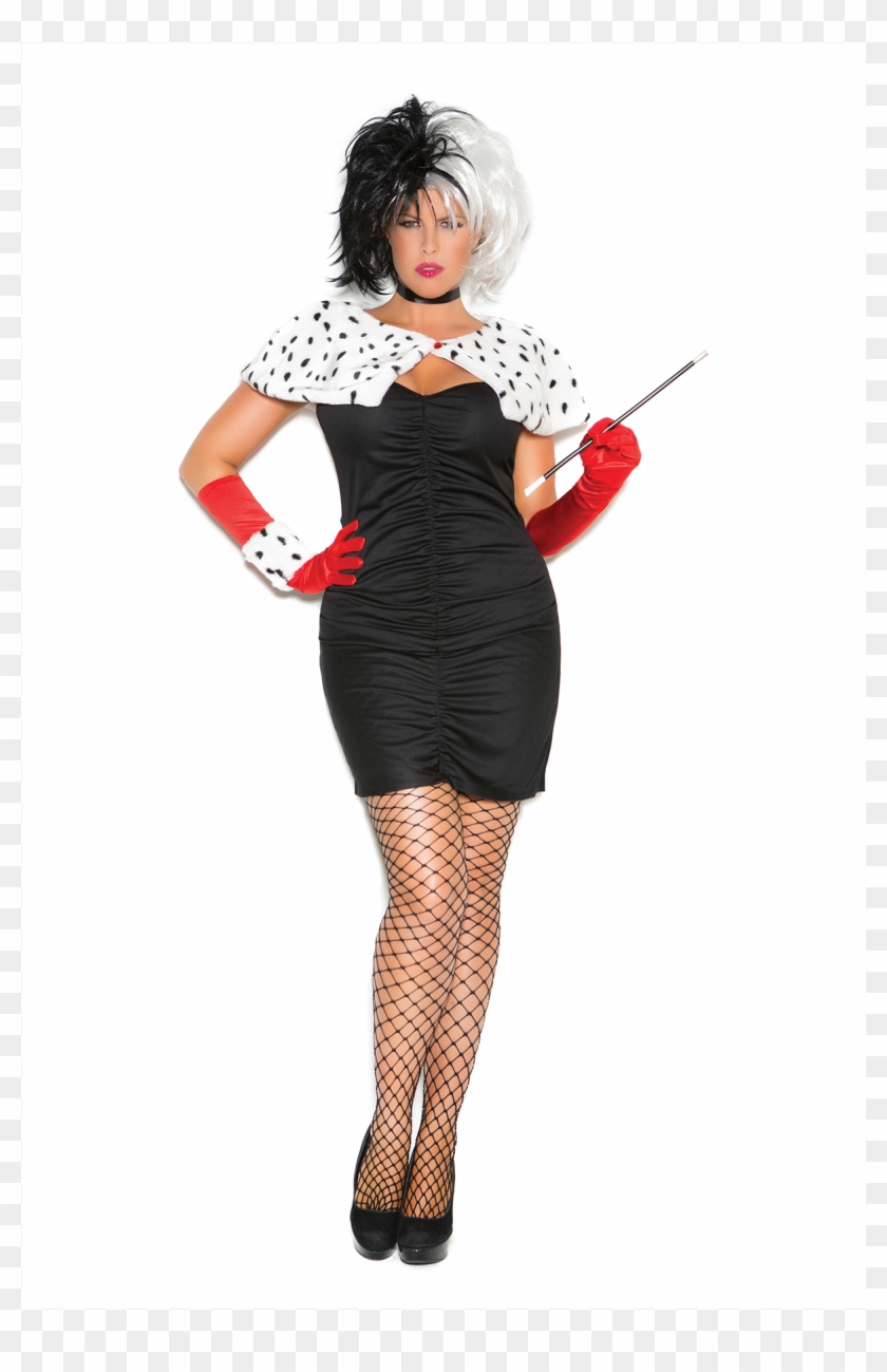 Moments Women's "sexy Dog Napper" 6 Costume - Cruella Deville Costumes Plus Size, HD Png Download - (#636965) - PinPng