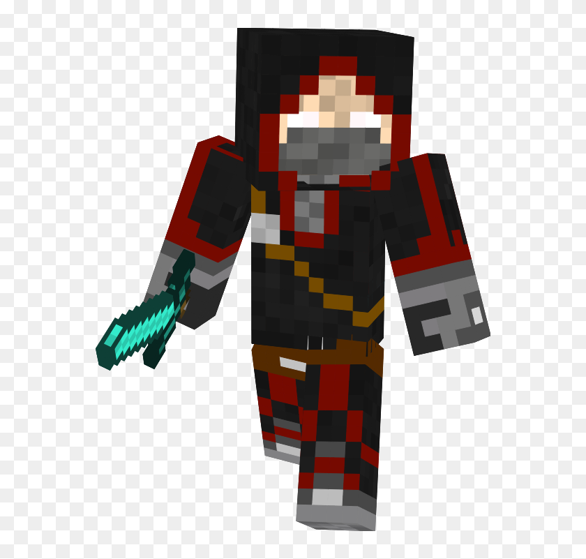 Minecraft Herobrine Assassin Skin Herobrine Assassinminecraft - Skins De  Minecraft Para Descargar En Android, HD Png Download - 566x721 (#6349891) -  PinPng