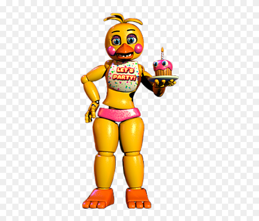 Download Modelwithered Chica - Fnaf 2 Withered Chica Jumpscare PNG