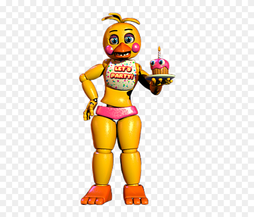 Toy Chica Png - Fnaf 2 Toy Chica Full Body, Transparent Png - 728x1024  (#6405354) - PinPng