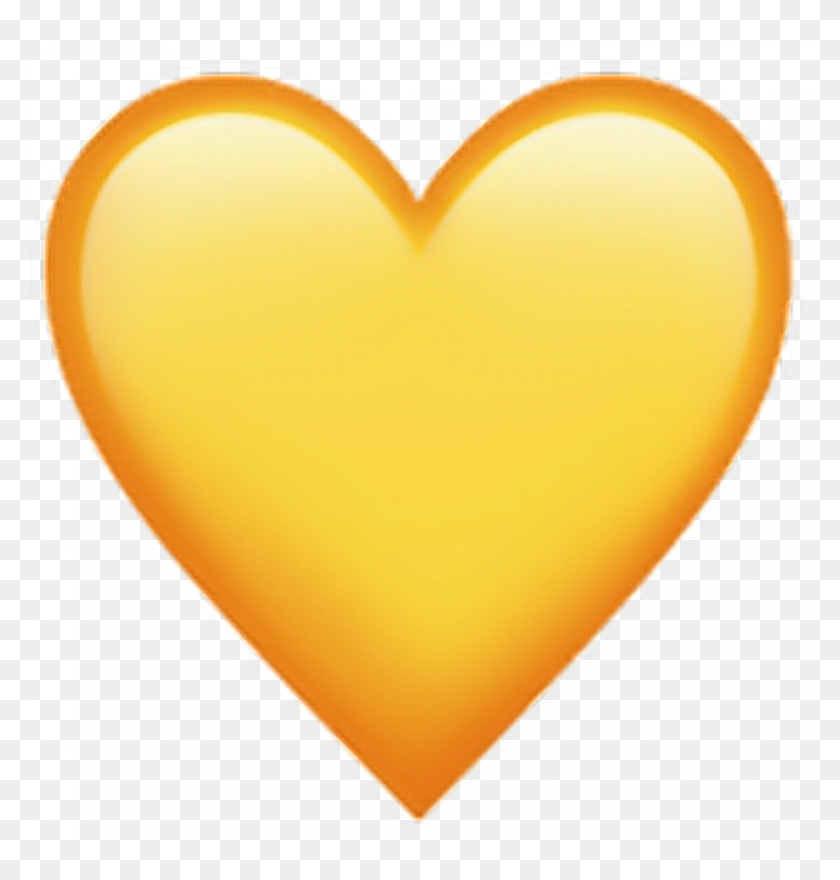 Snapchat Emojis Yellow Heart Yellow Heart Emoji Png, Transparent Png